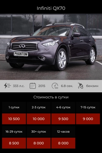 Infiniti qx70
