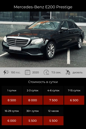 Mercedes-Benz E200 Prestige
