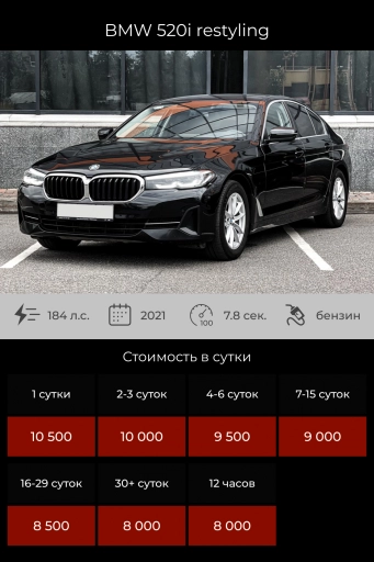 BMW 520i rest